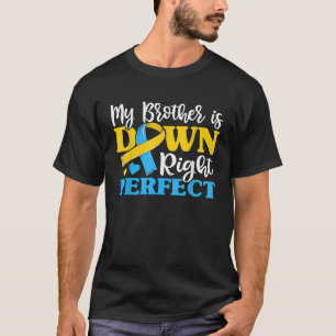 Down-Syndrom Bruderwissen-Shirt Brother Sist T-Shirt