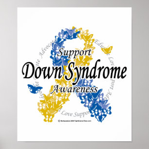 Down-Syndrom Butterfliegen 2 Poster
