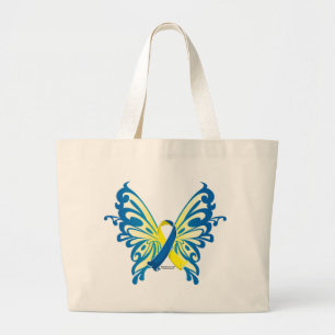 Down-Syndrom Butterfly Jumbo Stoffbeutel