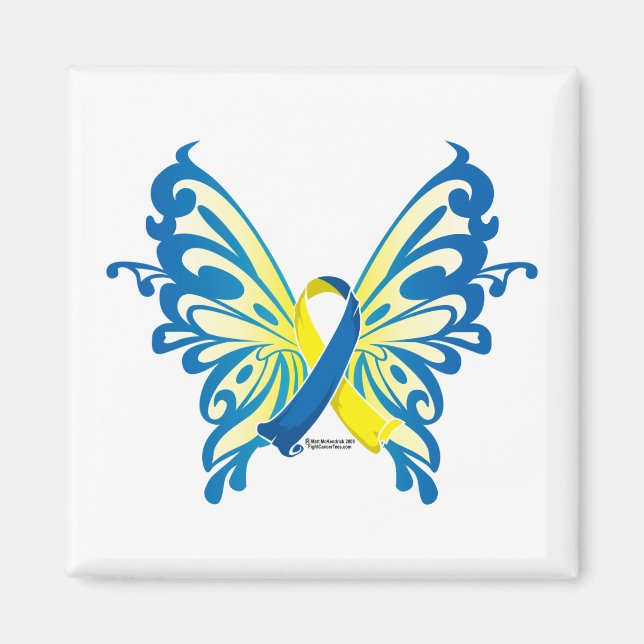 Down-Syndrom Butterfly Magnet (Vorne)