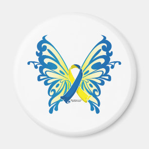 Down-Syndrom Butterfly Magnet