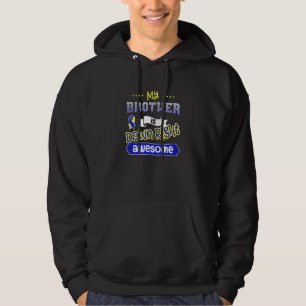 Down Syndrom Day Brother Support erhöht Phantastis Hoodie