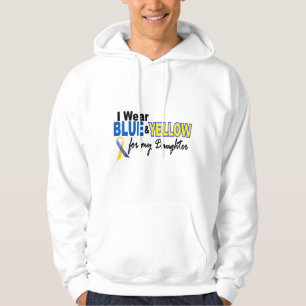 Down-Syndrom I Abnutzung blau u. gelb für meine Hoodie
