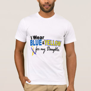 Down-Syndrom I Abnutzung blau u. gelb für meine T-Shirt
