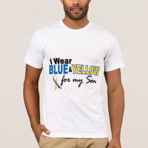 Down-Syndrom I Abnutzung blau u. gelb für meinen T-Shirt