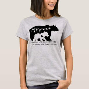 Down-Syndrom-LIEBE-dont-Chaos mit diesem Mama-Bär T-Shirt