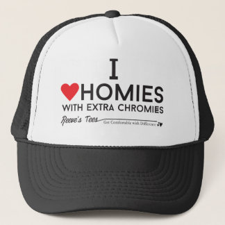 Down-Syndrom: Liebe I homies mit ExtrachromiesTM Truckerkappe