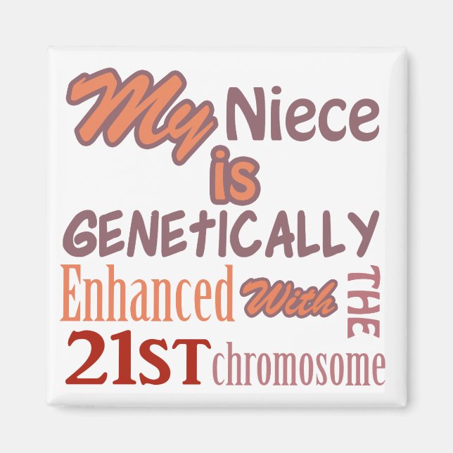 Down-Syndrom Magnet (Vorne)