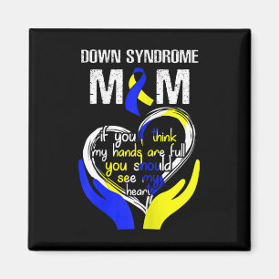 Down-Syndrom-Mutter-Kostüm Welt Down-Syndrom-Tag Magnet