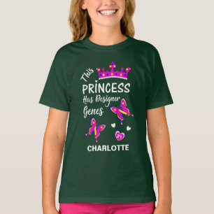 Down-Syndrom Princess Niedlich Personalisiert T-Shirt