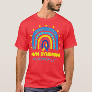 Down-Syndrom Regenbogen 9 T-Shirt