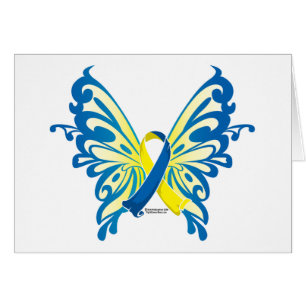 Down-Syndrom Schmetterlings-Band