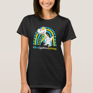 Down Syndrom T Rex Dinosaurier Boys Kids Trisomy T T-Shirt