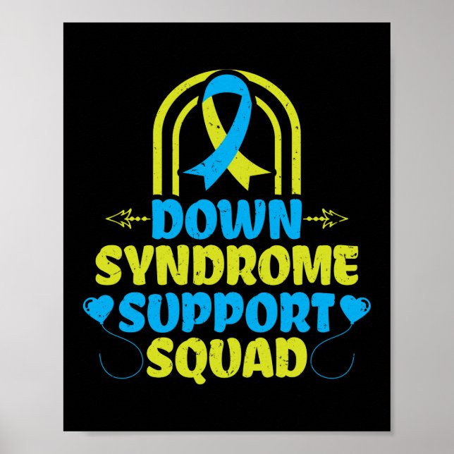 Down-Syndrom-Unterstützung Squad Awareness-Special Poster (Vorne)