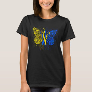 Down Syndrome Awareness Butterfly T-Shirt