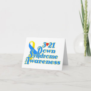 Down Syndrome Awareness Card Einladung