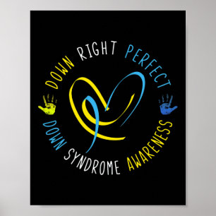 Down Syndrome Awareness Day 21 März Down Right Pe Poster