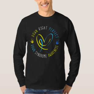 Down Syndrome Awareness Day 21 März Down Right Pe T-Shirt