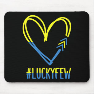 Down Syndrome Awareness Day 3 Pfeile Glück wenigen Mousepad
