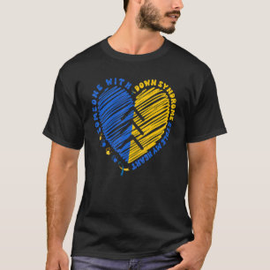 Down Syndrome Awareness Day Heart 3 Pfeil T21 T-Shirt