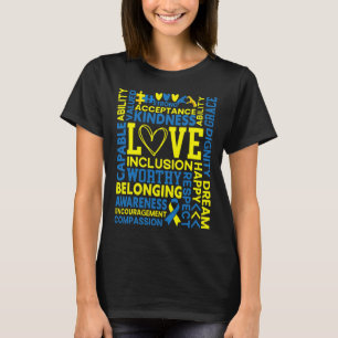 Down Syndrome Awareness Extra Chromosom Trisonomie T-Shirt