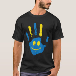 Down Syndrome Awareness Hand Smile Trisomy 21 Männ T-Shirt
