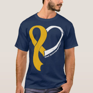 Down Syndrome Awareness HOMES Liebe Herz Ribbon Ha T-Shirt