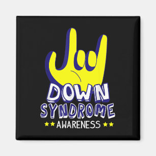 Down Syndrome Awareness I Liebe Sie ASL Hand Signi Magnet