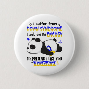 Down Syndrome Awareness Month Ribbon Geschenke Button