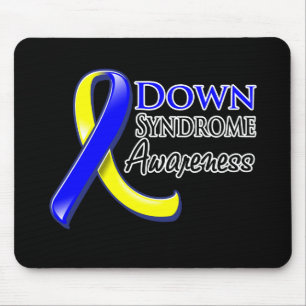 Down Syndrome Awareness Ribbon Mousepad