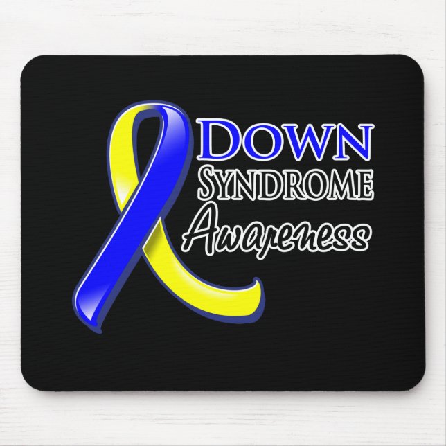 Down Syndrome Awareness Ribbon Mousepad (Vorne)