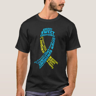 Down Syndrome Awareness Ribbon Special Ed Teacher T-Shirt