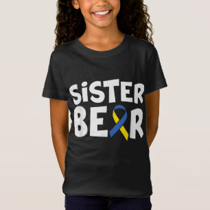 Down Syndrome Awareness Sister Bären Familie Match T-Shirt