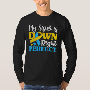 Down Syndrome Awareness Sister Brother T-Shirt