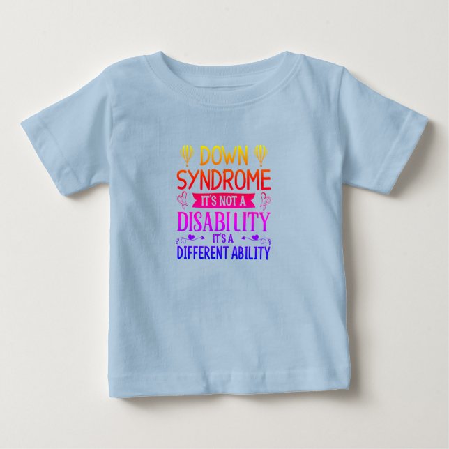 Down Syndrome Awareness T - Shirt für Kleinkinder (Vorderseite)