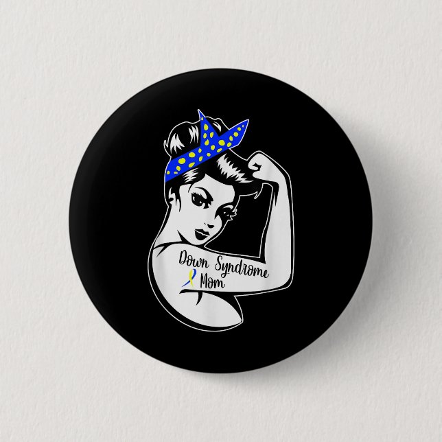 Down Syndrome Awareness Trisomy 21 - Down Syndrome Button (Vorderseite)