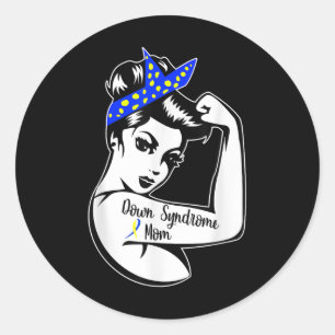 Down Syndrome Awareness Trisomy 21 - Down Syndrome Runder Aufkleber