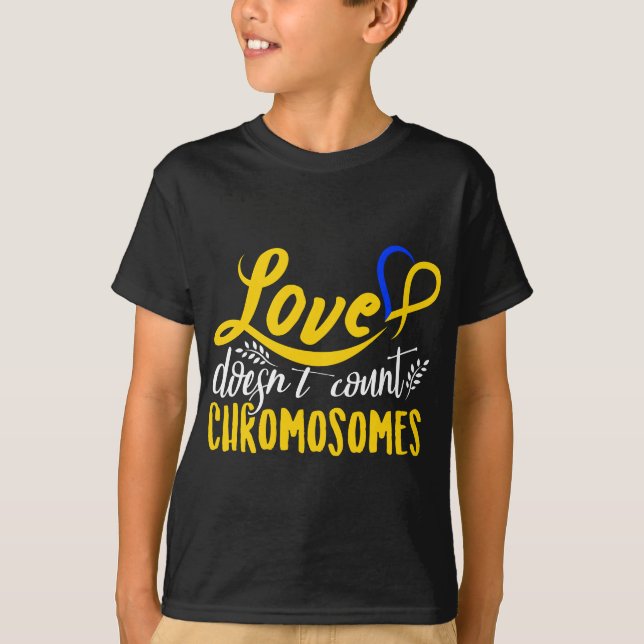 Down Syndrome Awareness - Trisomy 21 T-Shirt (Vorderseite)