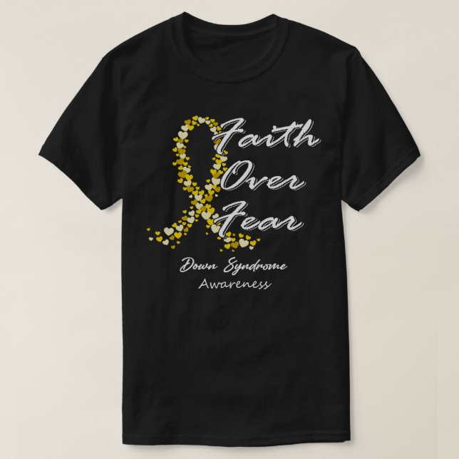 Down Syndrome Awareness über Angst in dieser Fa. T-Shirt (Design vorne)