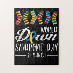 Down Syndrome Day Awareness Socks 21 März Puzzle