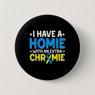 Down Syndrome Day Trisomy 21 Down Syndrome Awarene Button