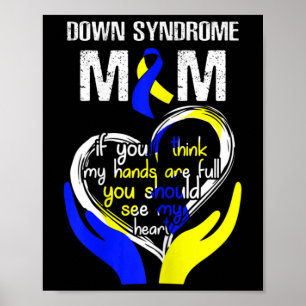 Down Syndrome Mama Costume World Down Syndrome Day Poster