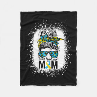 Down Syndrome Mama Life Messy Bun Down Syndrome Aw Fleecedecke