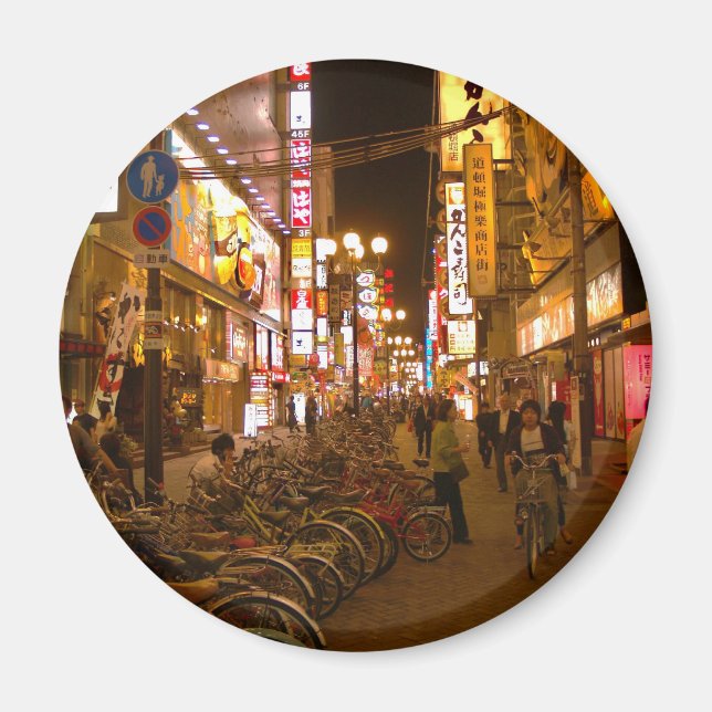 'Down Town Osaka' Magnet (Vorne)