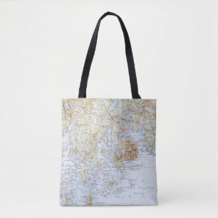 Downeast Maine Karten-Taschen-Tasche