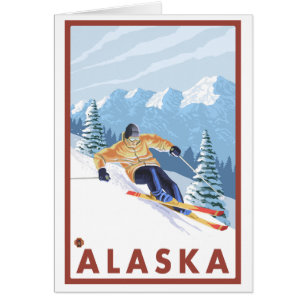 Downhhill Snow Skier - Alaska