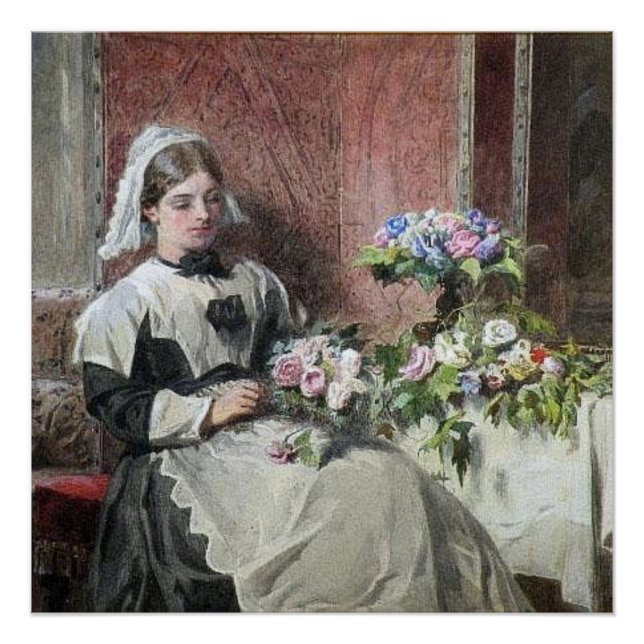 Downhill-Charme Vintag Stillleben Poster (Vorderseite)