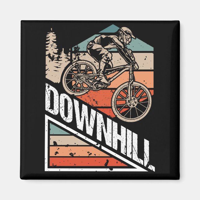 Downhill Downhill Fahrrad Magnet (Vorne)