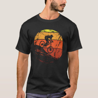 Downhill Mountain Bike Cycling Mountain Bike Dad T-Shirt