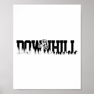 Downhill-Mountainbike-Fahren Mtb-Biker-Geschenk Poster